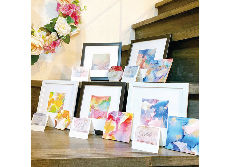 アルコールインクアート