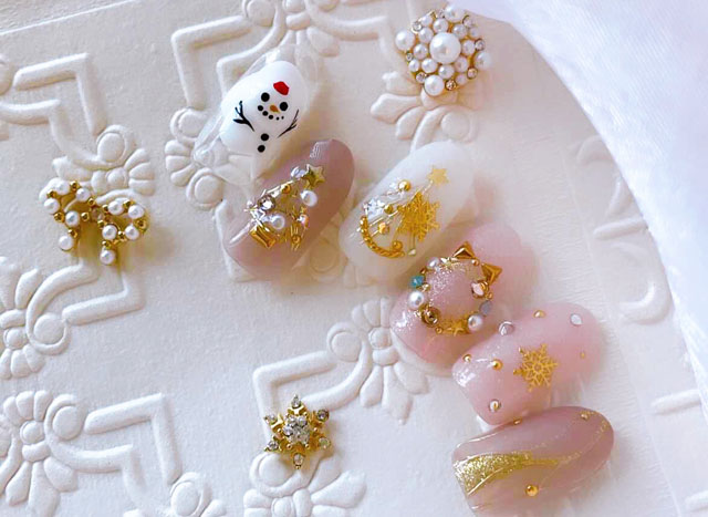 初めてでも出来る♡欲張りネイルアート～クリスマスアート編～